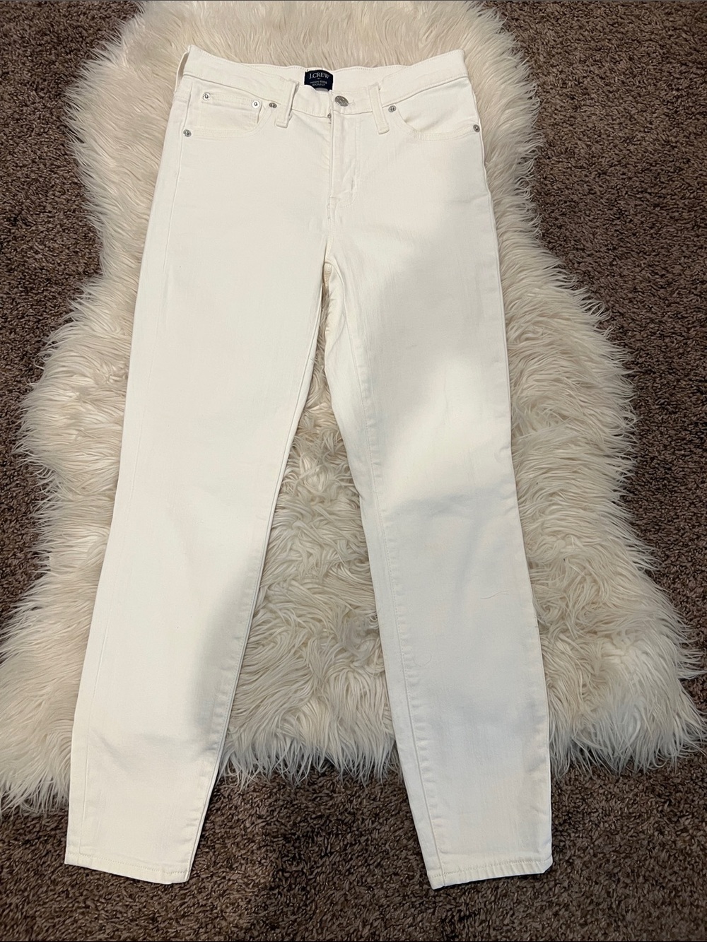 J. Crew Off-White Skinny Jeans